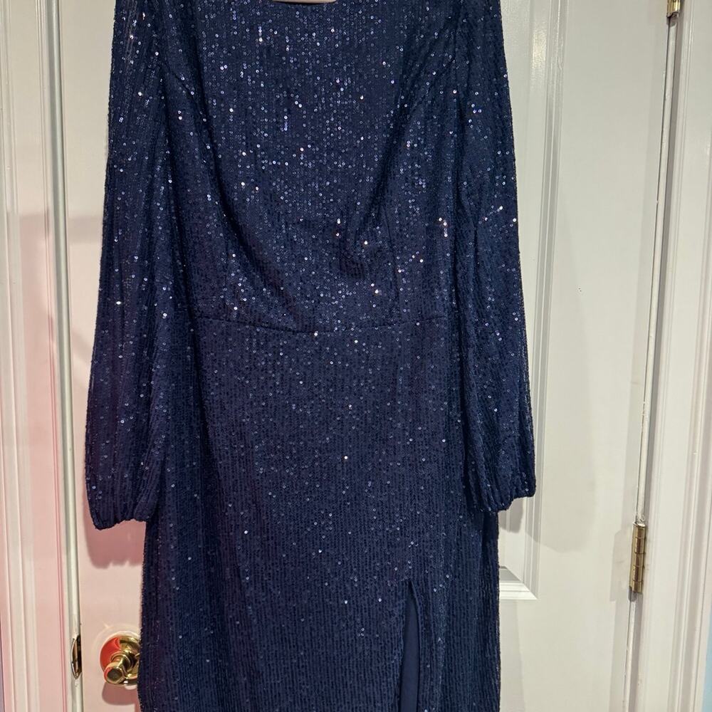 Ieena for Mac Duggal Sequin Dress